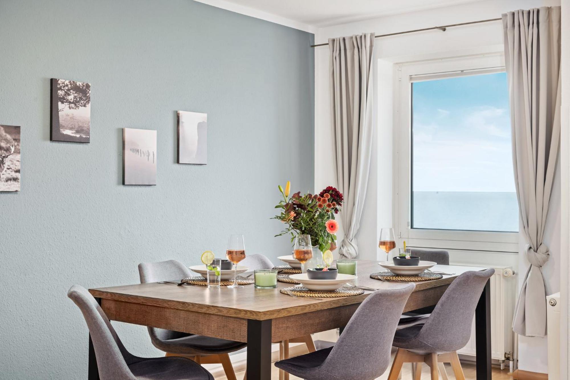 Strand-Apartment, Strandkorb, Meeresrauschen, Parkplatz วิลเฮล์มฮาเฟน ภายนอก รูปภาพ
