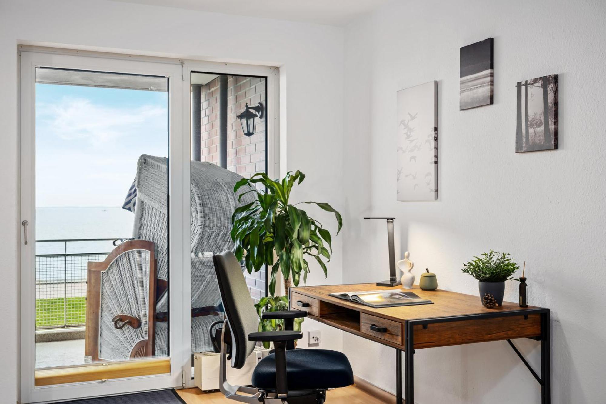 Strand-Apartment, Strandkorb, Meeresrauschen, Parkplatz วิลเฮล์มฮาเฟน ภายนอก รูปภาพ